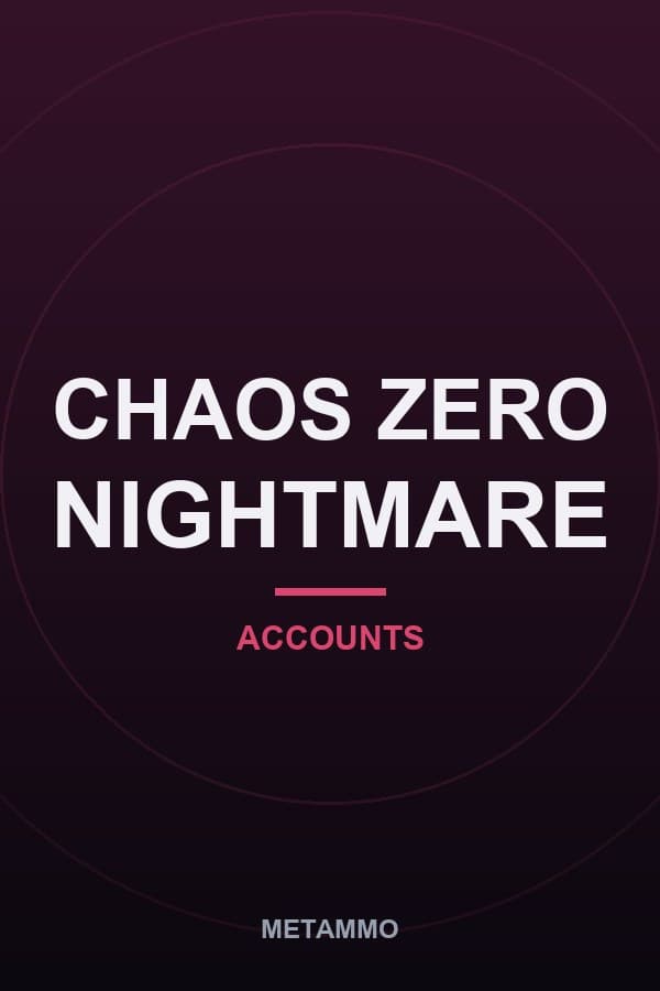 Chaos Zero Nightmare account for sale