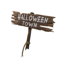 Town Signpost — Fortnite back bling icon