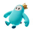Blue Plushie Bean — Fortnite back bling