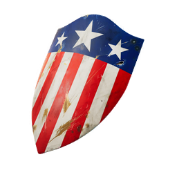 Cap's USO Shield — Fortnite back bling icon