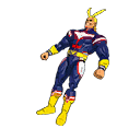 All Might Collectible — Fortnite back bling