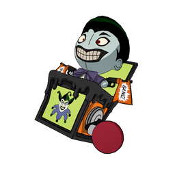 Joker in the Box — Fortnite back bling icon