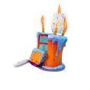 Fuzzfetti Cake — Fortnite back bling