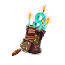 Choco-9 Cake — Fortnite back bling