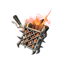 Fryer Fire — Fortnite back bling