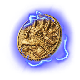 Triceratops Coin — Fortnite back bling icon