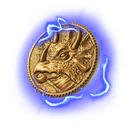 Triceratops Coin — Fortnite back bling