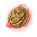 Tyrannosaurus Coin — Fortnite back bling