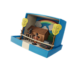Hopper's Cabin Diorama — Fortnite back bling icon