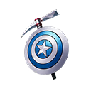 Captain Jones's Shield & Pickaxe — Fortnite back bling