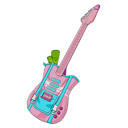 Neko Miku Guitar — Fortnite back bling icon