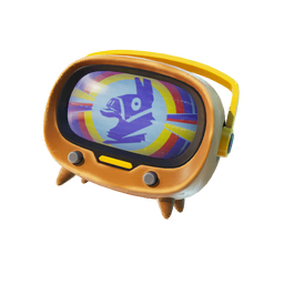 Retro Porta-TV — Fortnite back bling icon