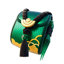 Green Kunai Carryall — Fortnite back bling