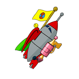 Duck Dodgers' Rocket — Fortnite back bling icon