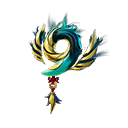 Plumed Charm — Fortnite back bling