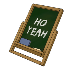 Backboard Blackboard — Fortnite back bling icon