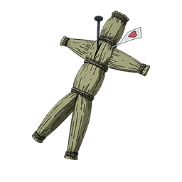 Signature Straw Doll — Fortnite back bling icon