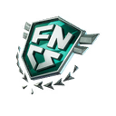 Teal Knight's Emblem — Fortnite back bling