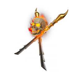 Scorpion's Flaming Skull — Fortnite back bling icon
