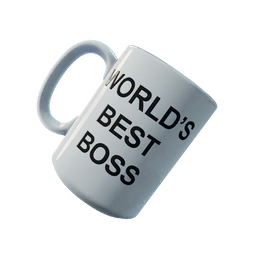 World's Best Boss Mug — Fortnite back bling icon
