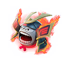 Samurai Screamer — Fortnite back bling