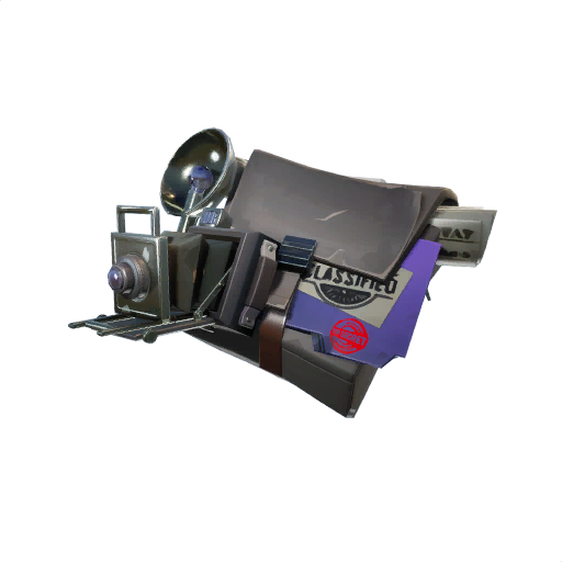 Confidential Case — Fortnite back bling icon