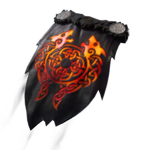 Molten Crested Cape — Fortnite back bling icon