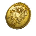 Gold Token — Fortnite back bling