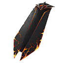 Molten Battle Shroud — Fortnite back bling
