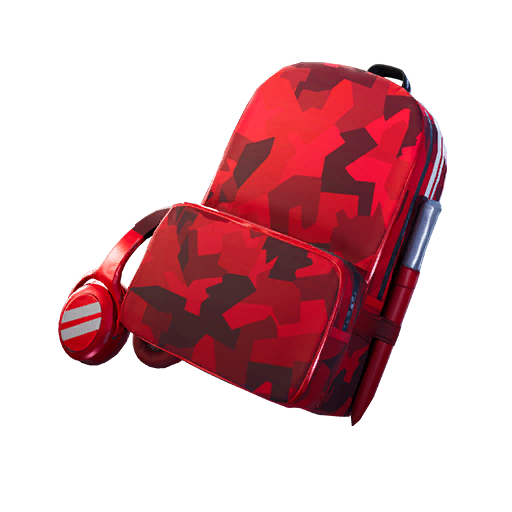 Red Alert — Fortnite back bling icon