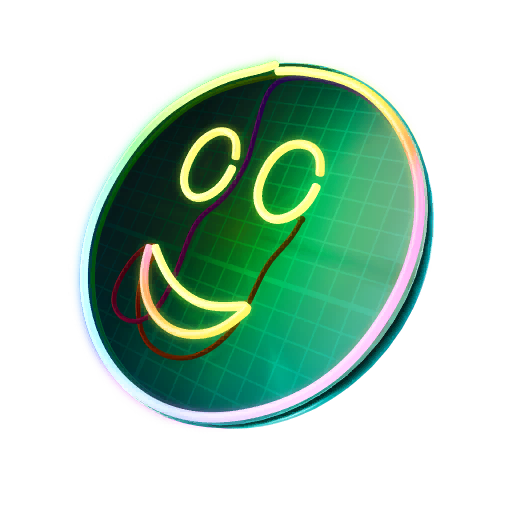 Glow Grin — Fortnite back bling icon