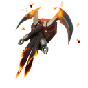Flaming Dual Kama — Fortnite back bling