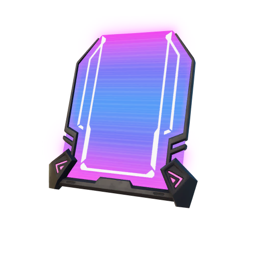 Sleek Hologlyph — Fortnite back bling icon