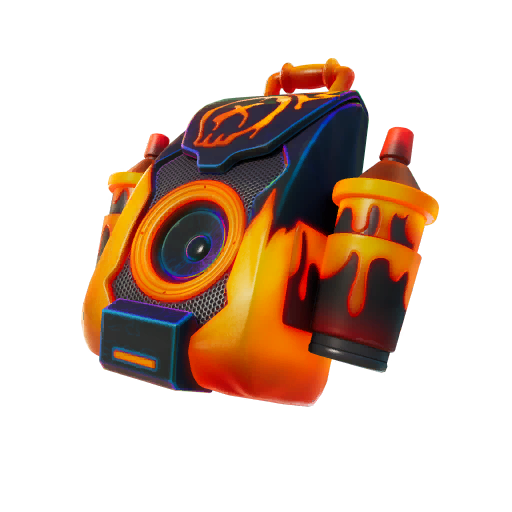 Fiery Jam — Fortnite back bling icon