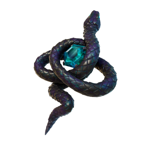 The Sapphire Serpent — Fortnite back bling icon