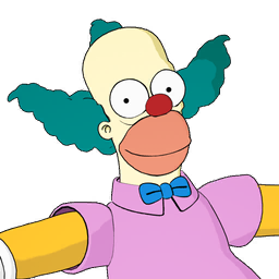 Krusty the Clown — Fortnite outfit icon