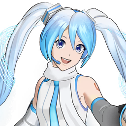 Snow Miku — Fortnite outfit icon
