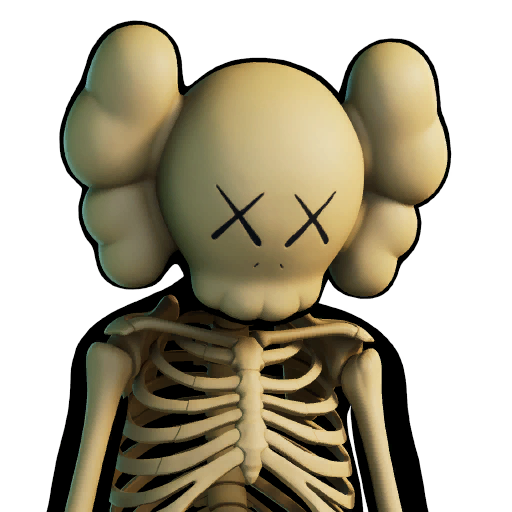 KAWS Skeleton — Fortnite outfit icon