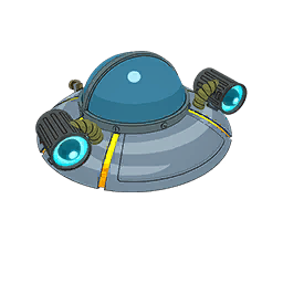 Rick's UFO Cruiser — Fortnite glider
