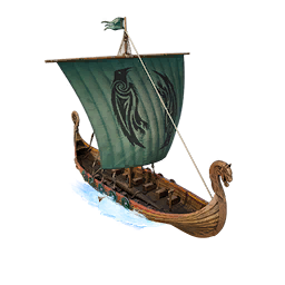 Wolf-Kissed Longboat — Fortnite glider