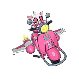 Pig-Gwen Scooter — Fortnite glider icon