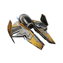 Anakin's Jedi Interceptor — Fortnite glider