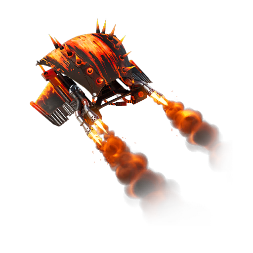 Fiery Descent — Fortnite glider icon