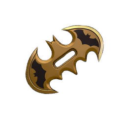 Golden Batarang Knucks — Fortnite pickaxe icon