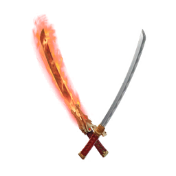 Swords of Fire and Steel — Fortnite pickaxe icon