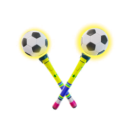 Vini's Football Maces — Fortnite pickaxe icon