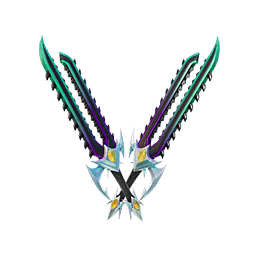 Relic Raveswords — Fortnite pickaxe icon