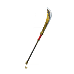 Gilded Naginata — Fortnite pickaxe icon