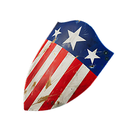 Cap's USO Shield — Fortnite pickaxe icon