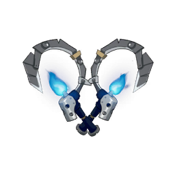 Blueflame Sickles — Fortnite pickaxe icon